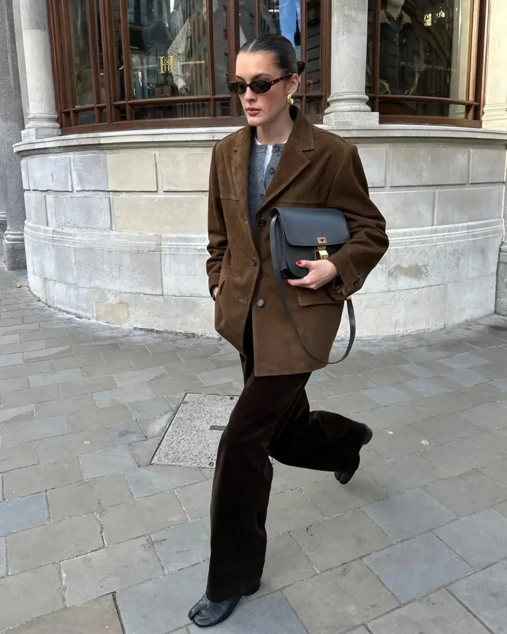  Tailored Suede Blazer
