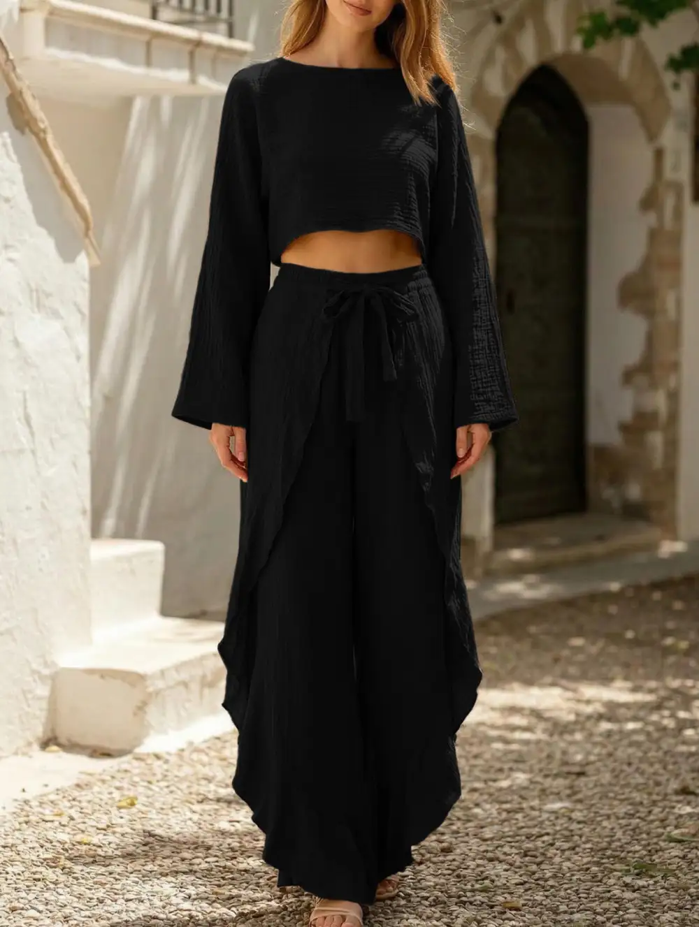 Top Pants Two Piece Set