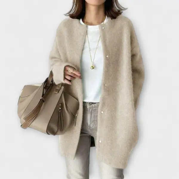  Relaxed Button Jacket
