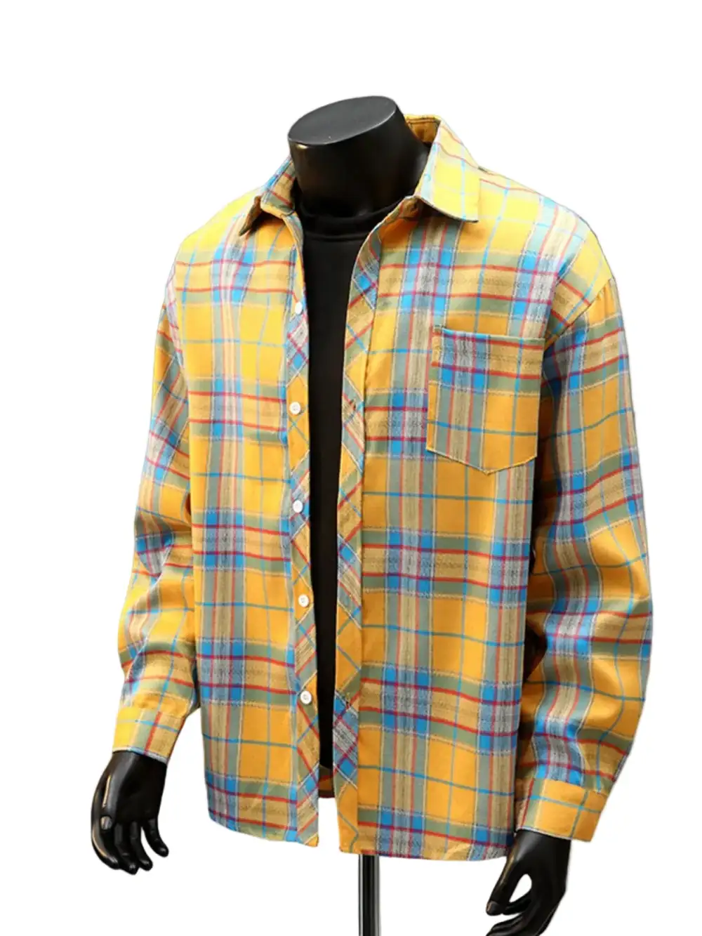 Classic Plaid Long Sleeve Shirt