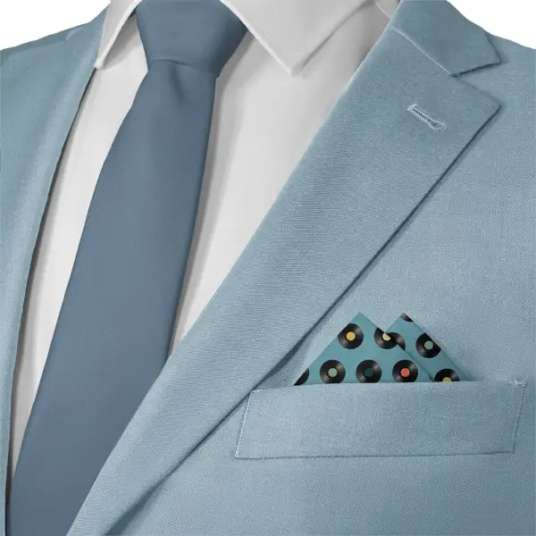 Smart Timeless Dotted Retro Pocket Square