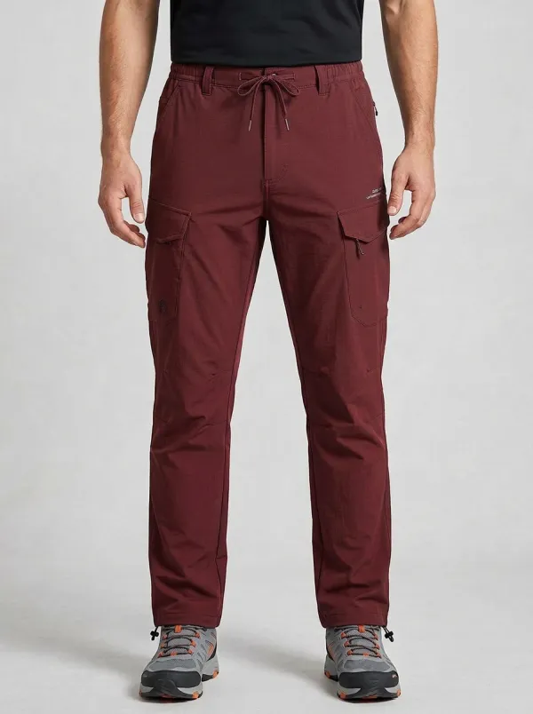 Men's Multi-Pocket Quick-Dry Drawstring Cargo Pants