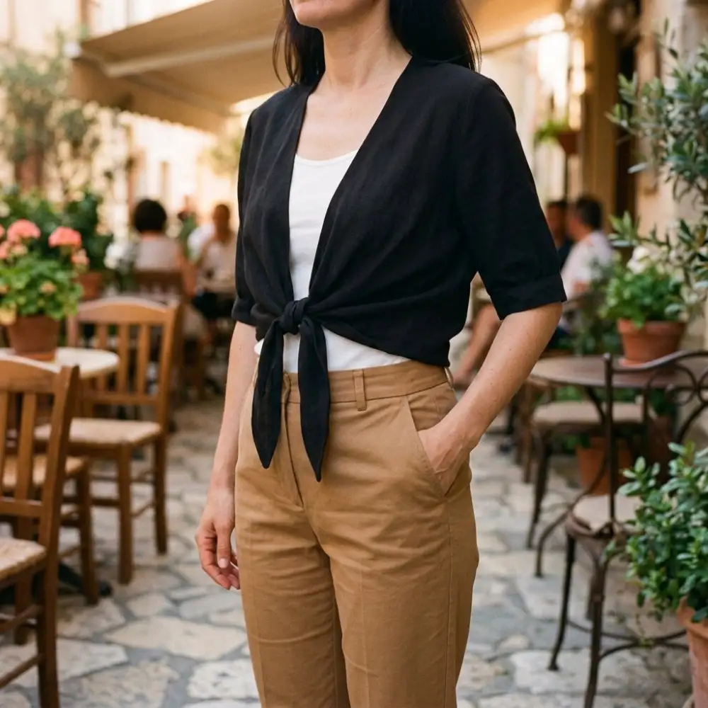 Sheer Chiffon Cardigan