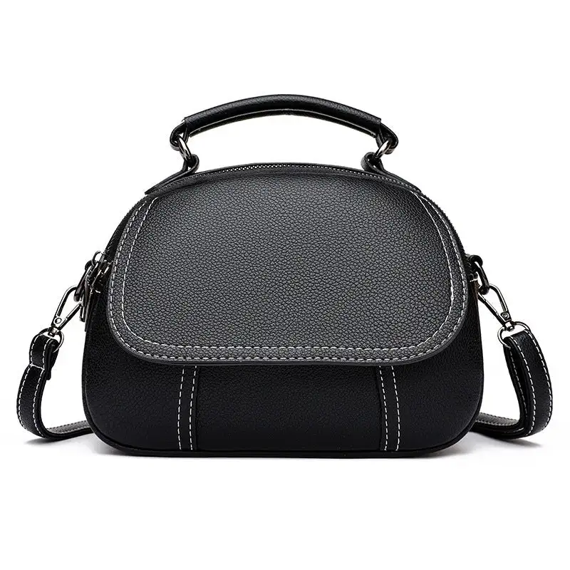 Minimal Compact Round Crossbody Bag