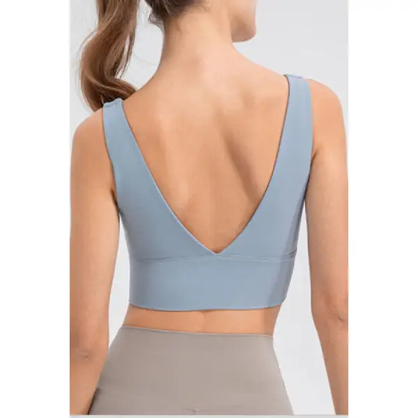 Scoop Neck Wide Strap Active Tank