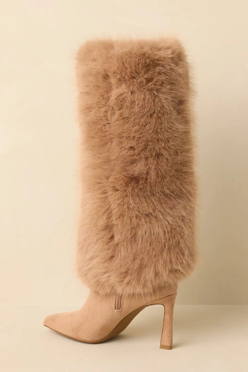 Suede Pointed Toe Boots