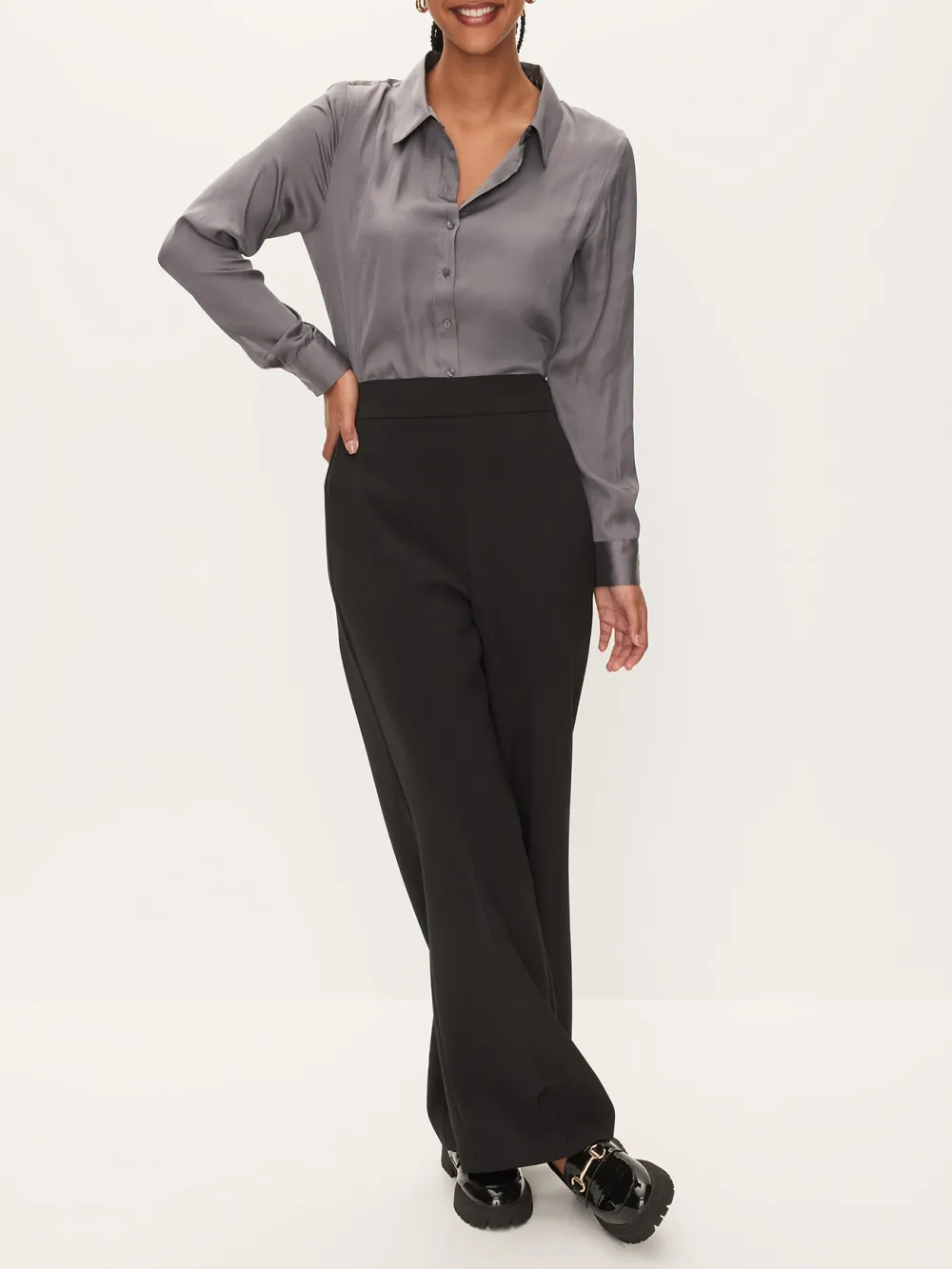 Black Wide Leg Pant