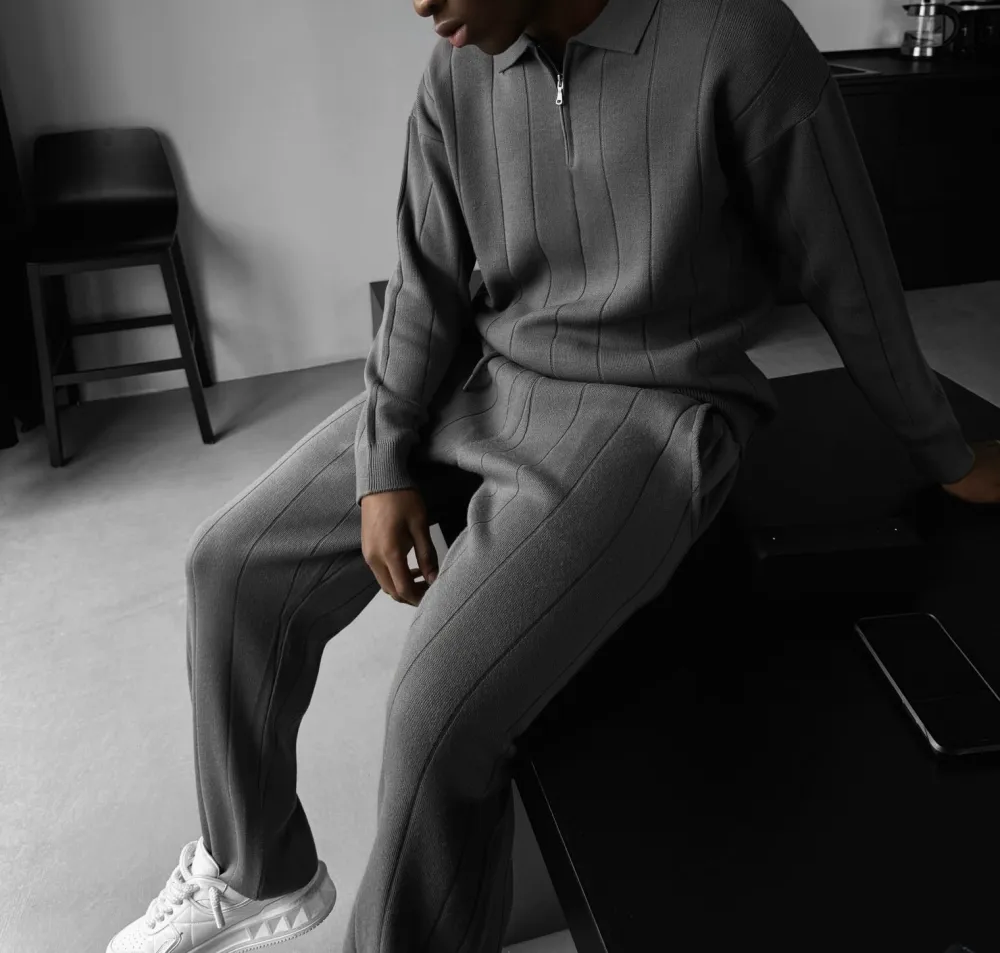 Laidback Relaxed Knit Sweatshirt