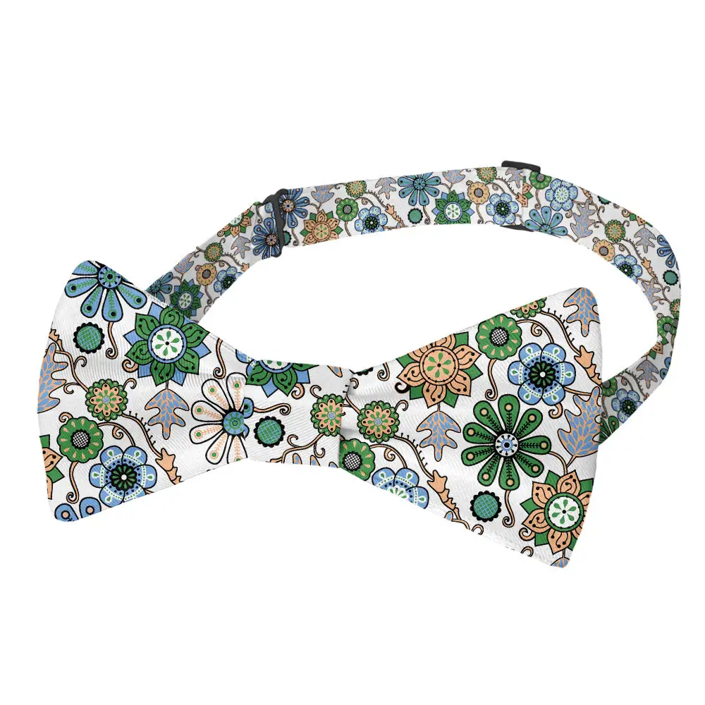 Rural Floral Motif Bow Tie