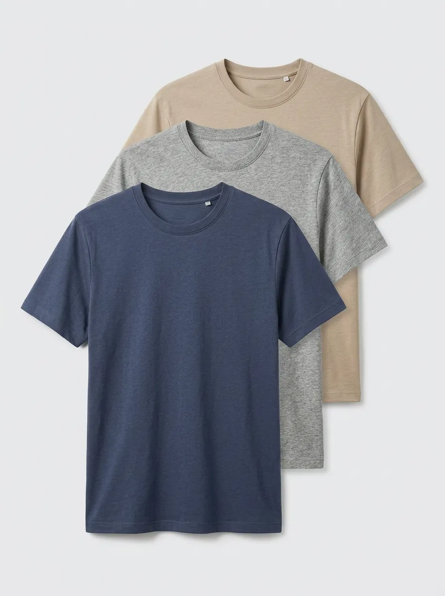 Everyday Crew-Neck Men's Three-Pack Crew Neck T-Shirts