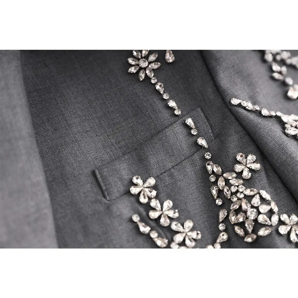 Shimmer Beaded Blazer