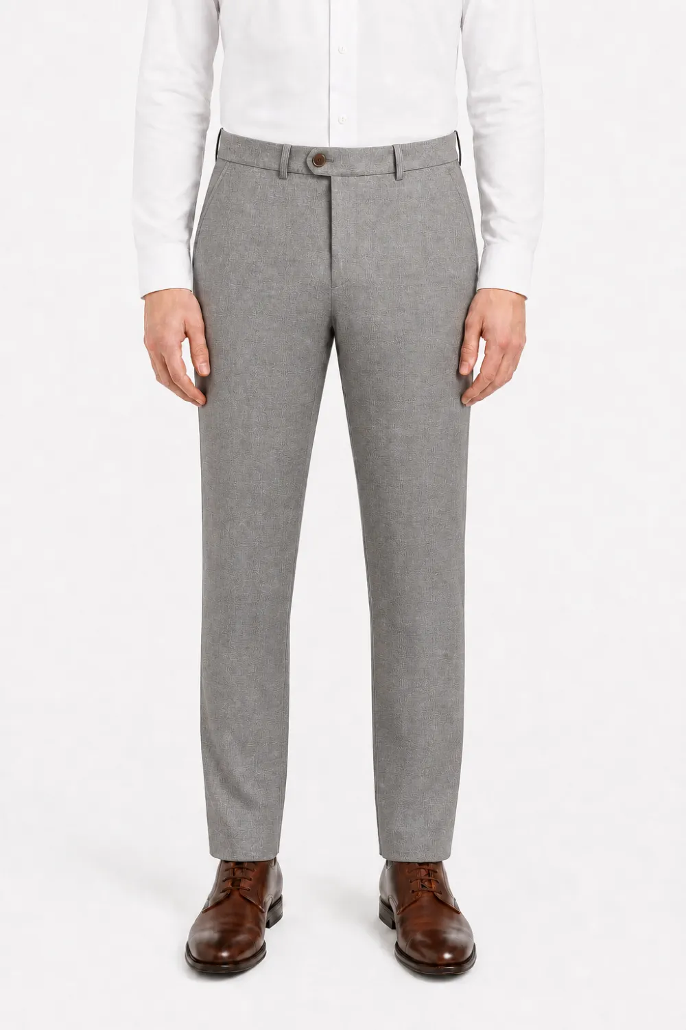 Classic Flat Front Regular Rise Trousers