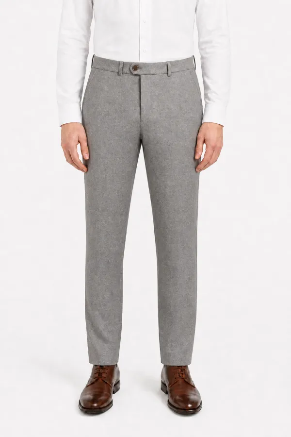 Classic Flat Front Regular Rise Trousers