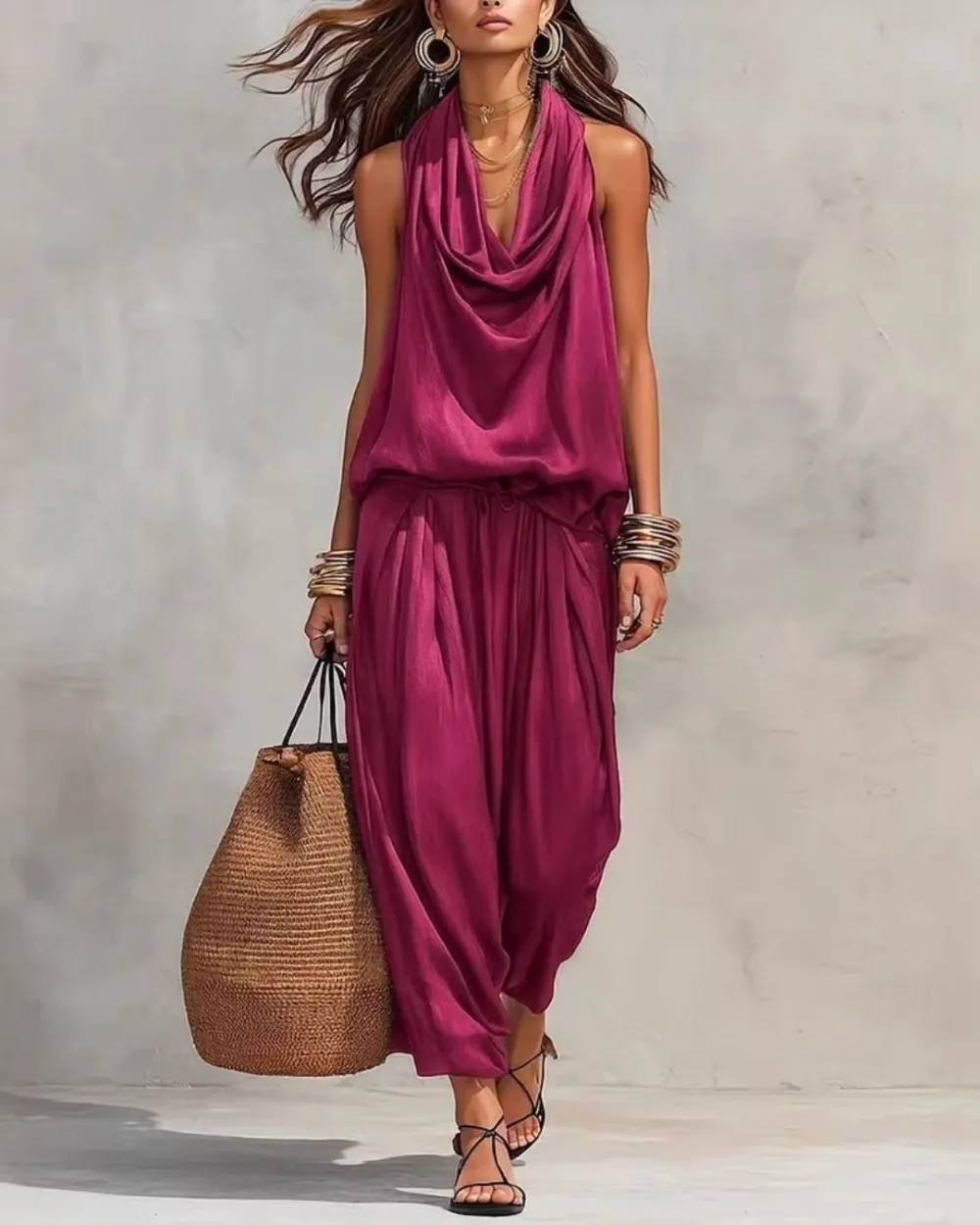 Nomadic Draped Pants Set