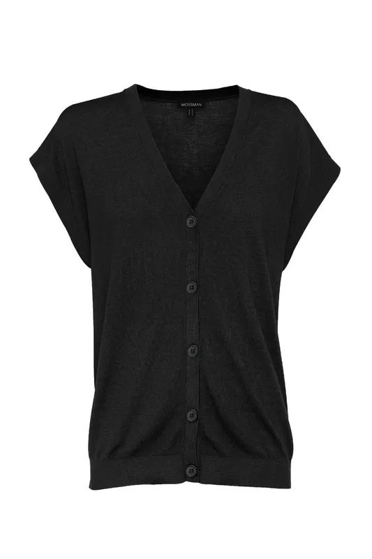 Black Knit Vest