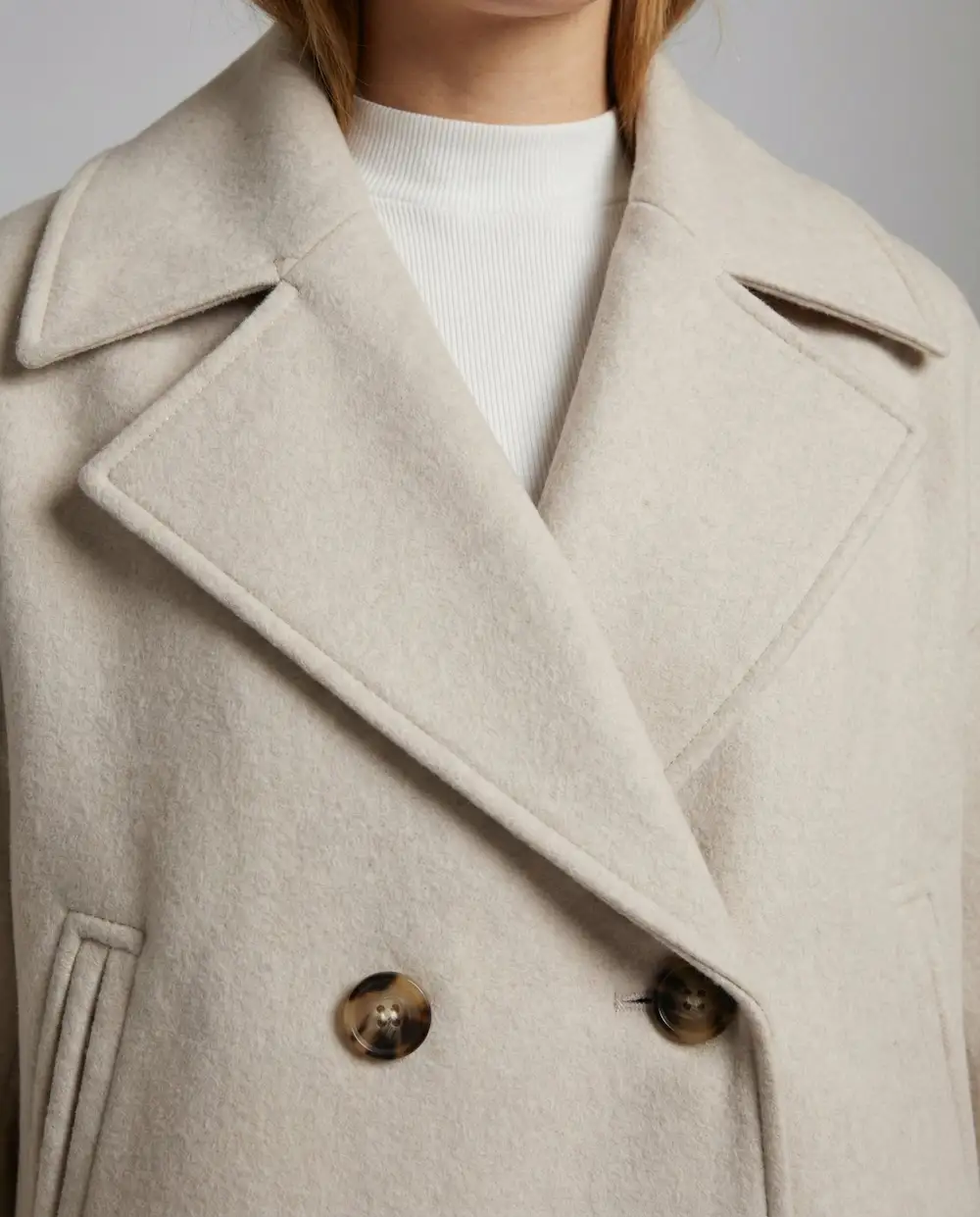  Double Breasted Cropped Jacket
