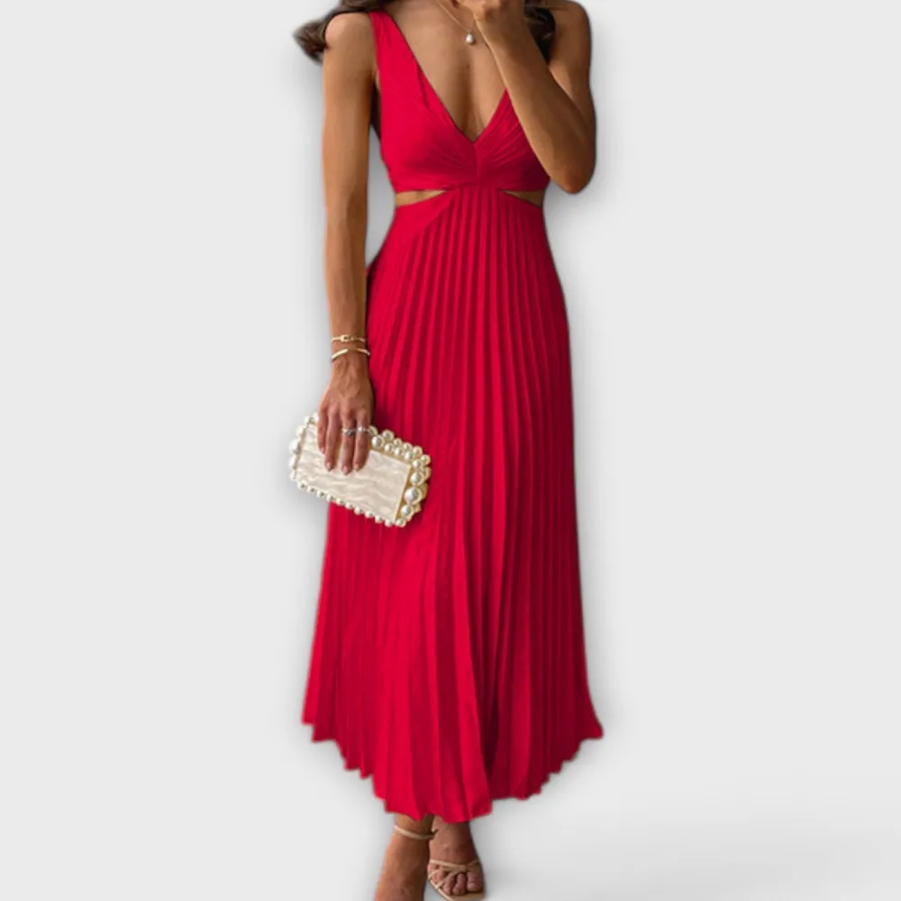 Pleated Everyday Casual Dress