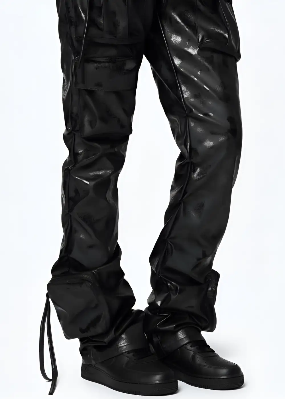 High-Rise Relaxed-Fit Utility Cargo Pants