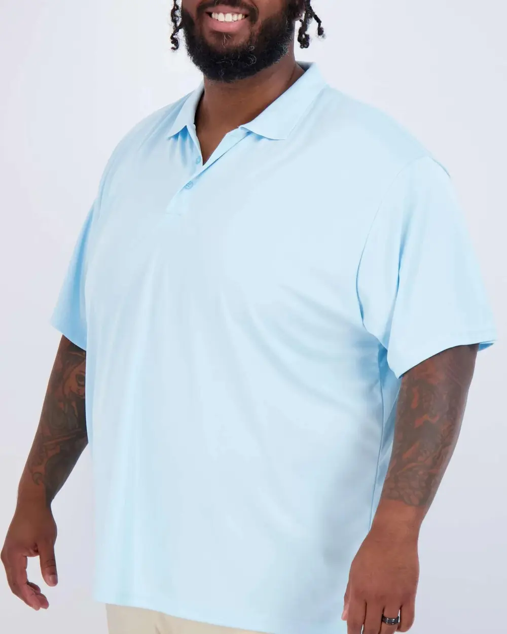 Men's Quick-Dry Short Sleeve Athletic Performance Polo Shirt (Available In Big & Tall)