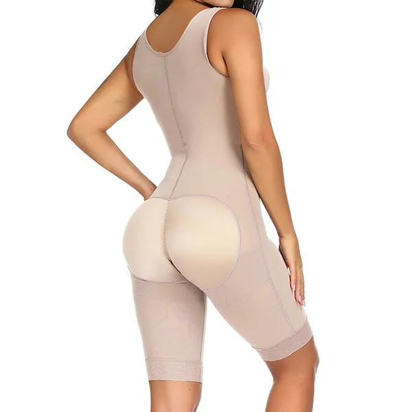 Crotch Access Conjoined Shaping Bodysuit