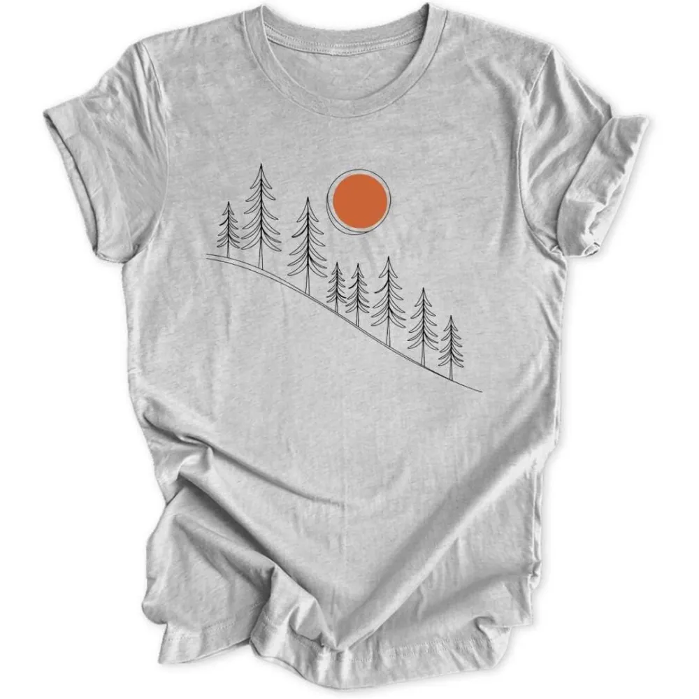 Lineart Sunrise Unisex T-Shirt