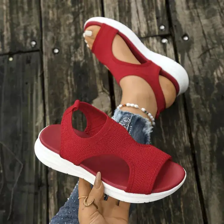 Modern Open Toe Platform Sandals