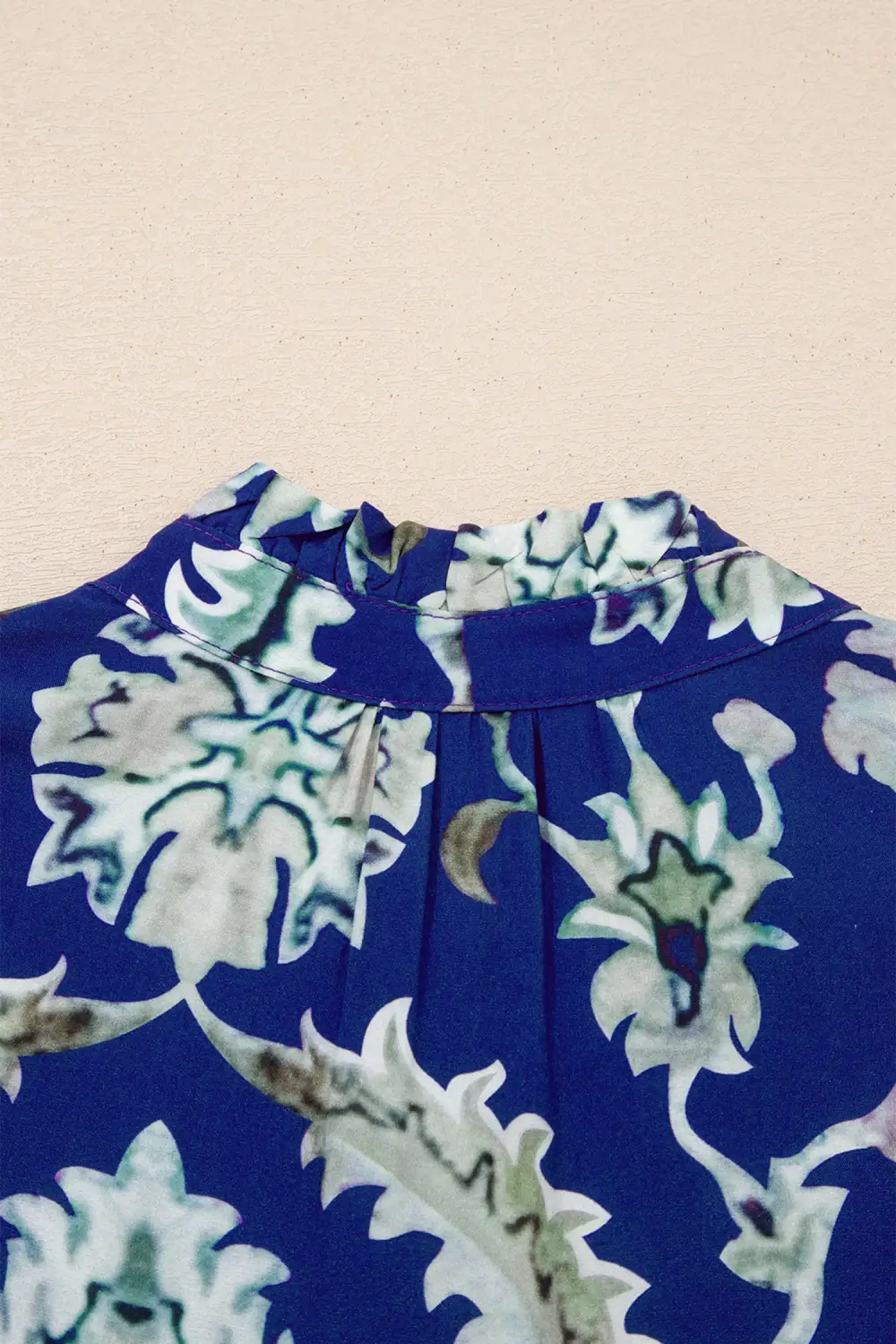Wearable Cut Floral Printed Ruffle Dress