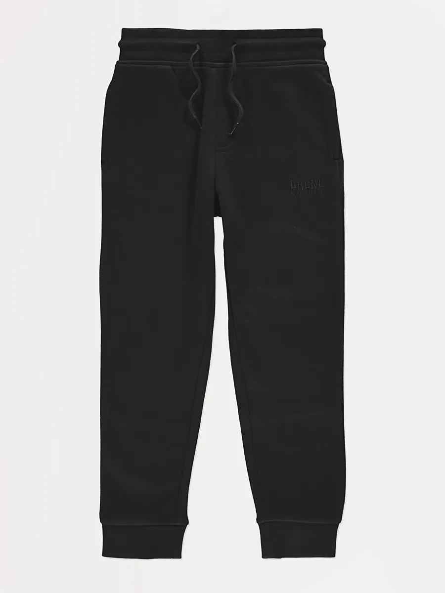 Black Cuffed Joggers