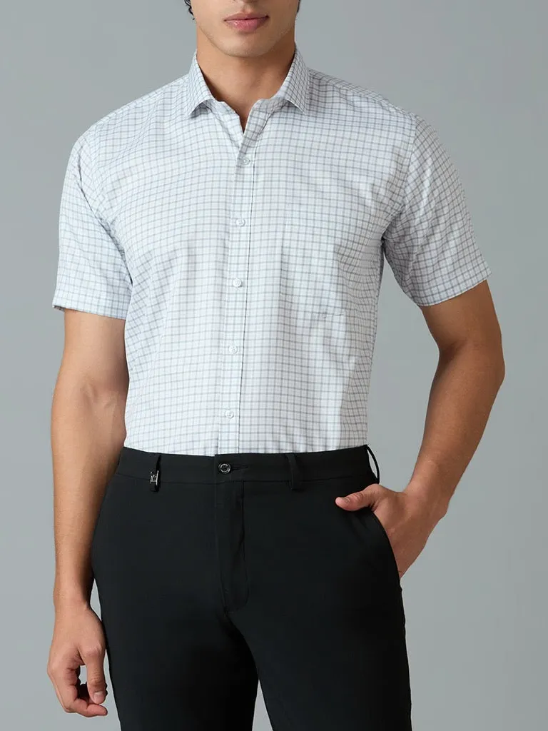 Checked Half Sleeve Classic Men's Formal Shirt