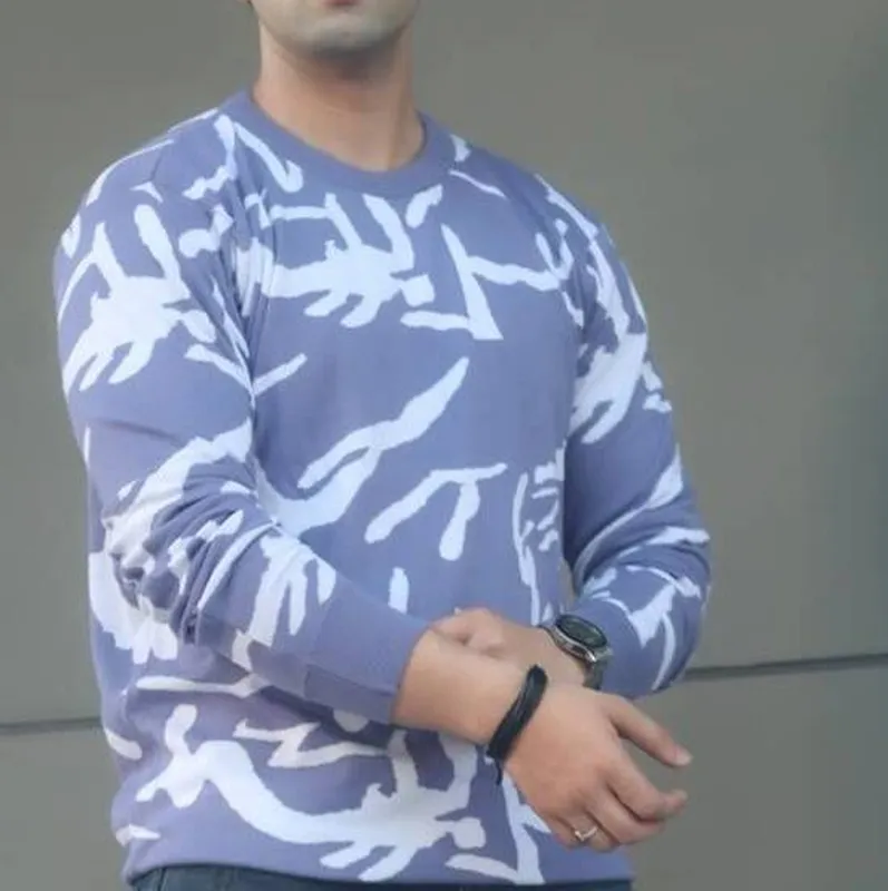 Blue Knit Sweater