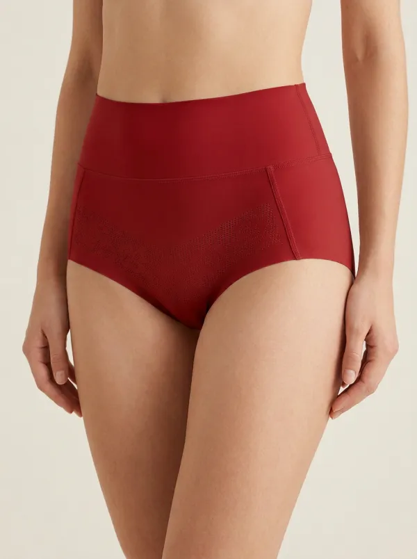 Women's High-Waisted Laser-Cut Floral-Pattern Panties