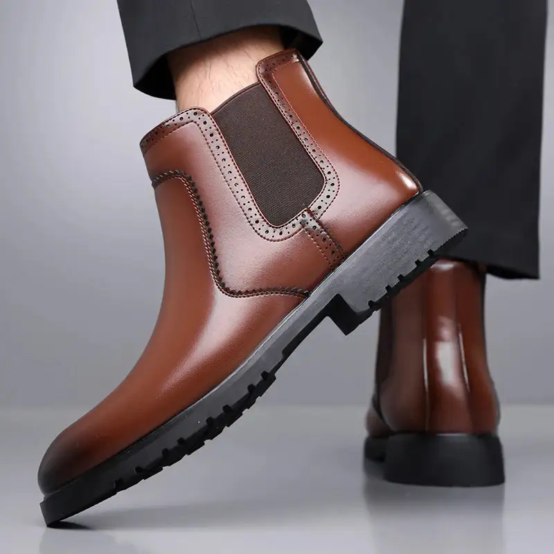 Classic Leather Ankle Boots