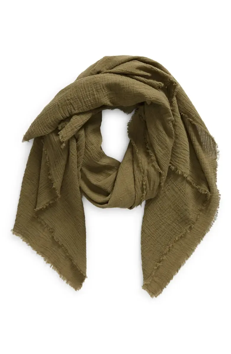 Cotton Crinkle Scarf