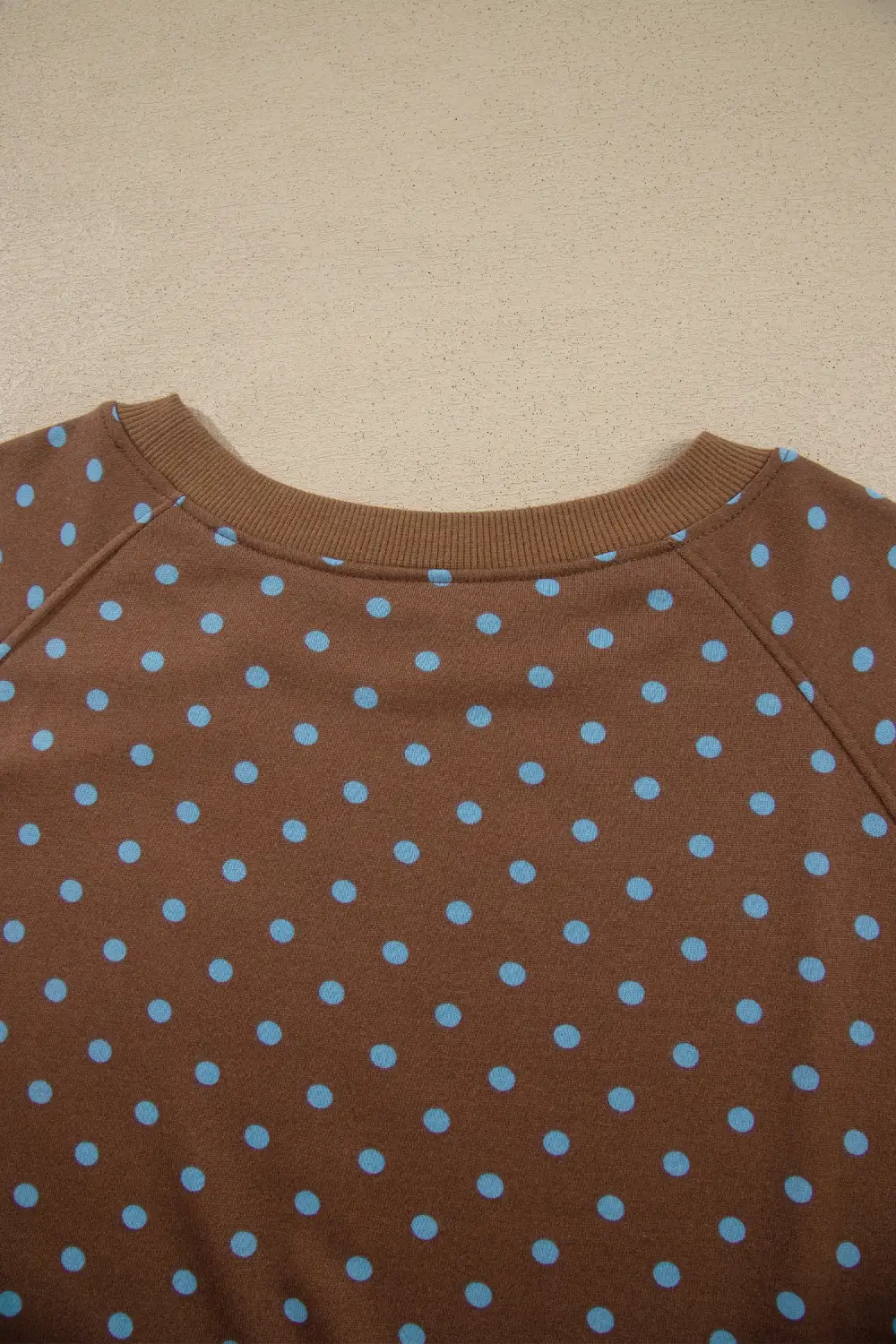 Women's Polka Dot Round Neck Long Sleeve Set