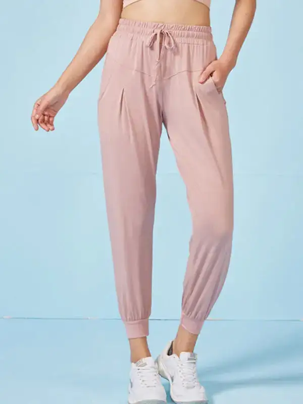 Quick Drying Loose Running Trousers Fitness Pants