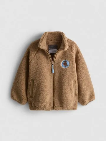 1-9yrs | Zip-Up Borg Jacket