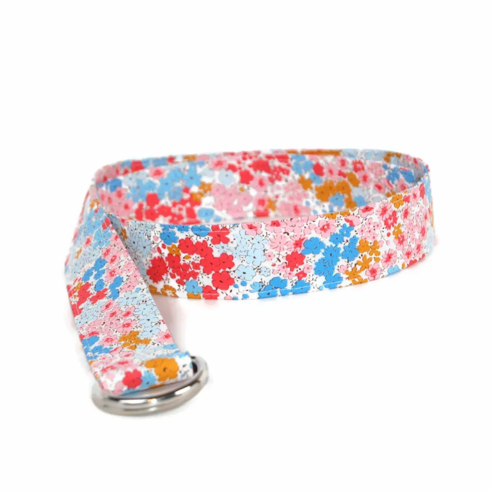 Sunset Meadow D-Ring Cotton Belt