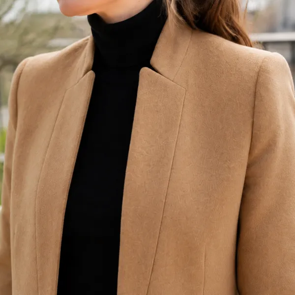 Tailored Single-Button Coat