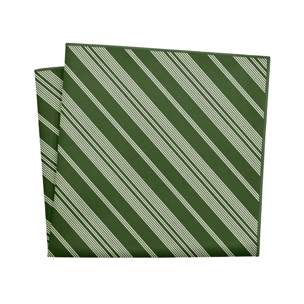 Classic Decorative Striped Pocket Square