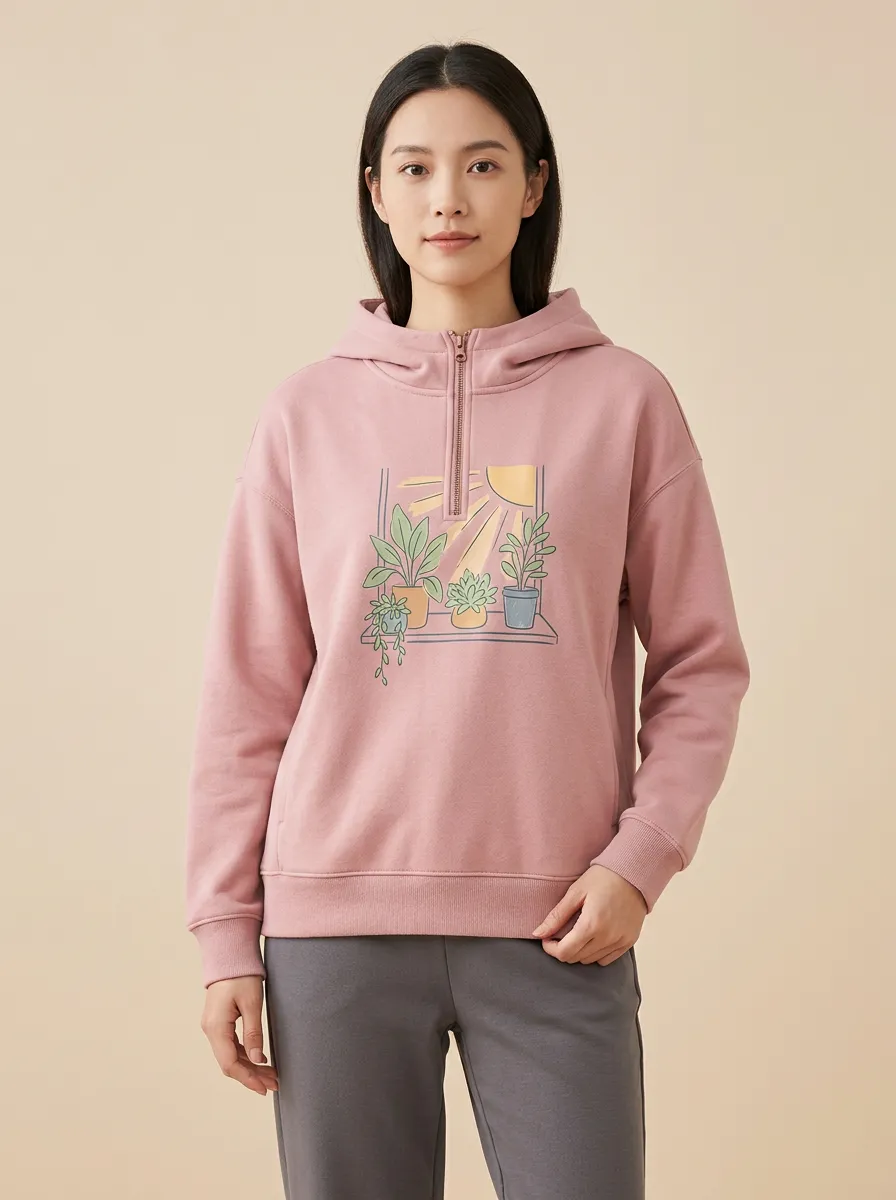 Women's Hooded Graphic Hoodie