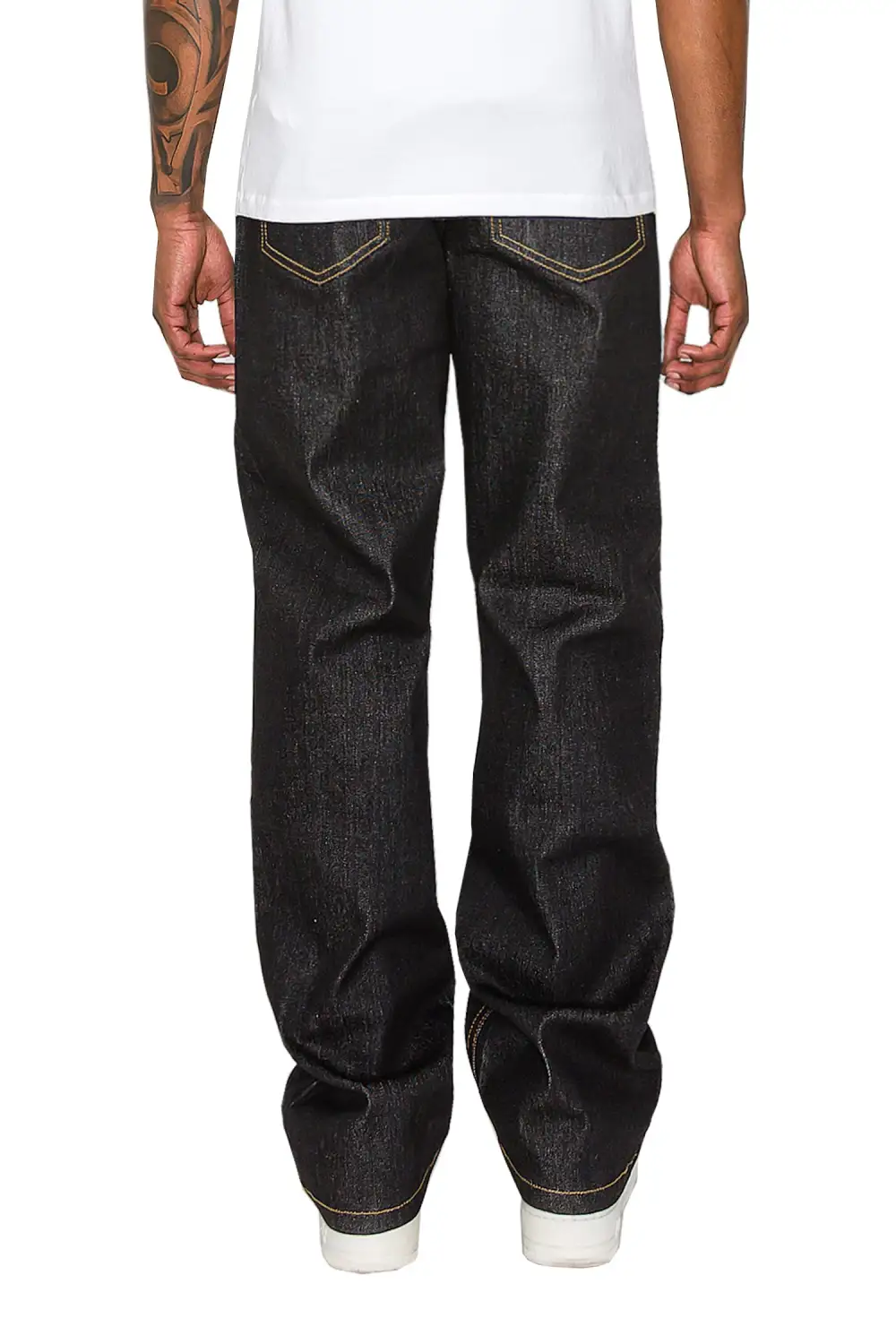Men's Raw Baggy Denim Jeans
