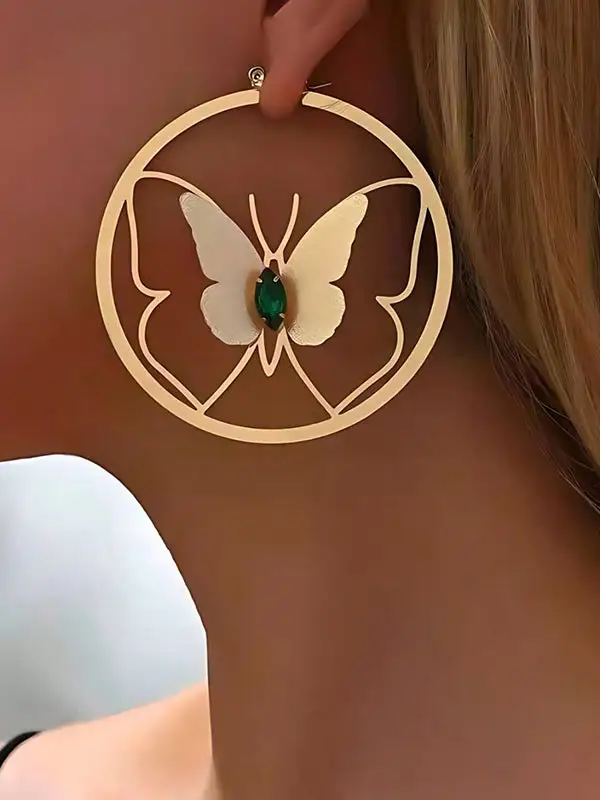 Delicate Leaf Drop Earrings