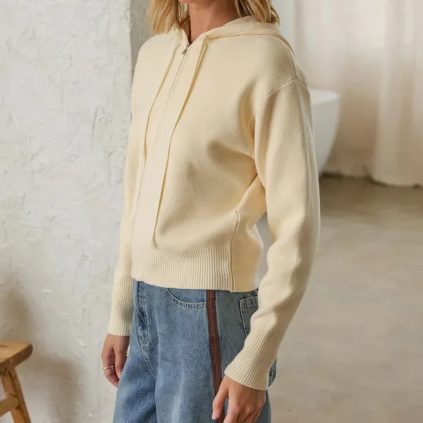 Relaxed Zip Up Hoodie Jacket