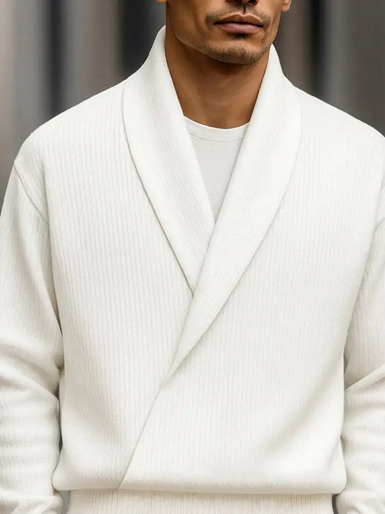 Stand Collar Knit Sweater