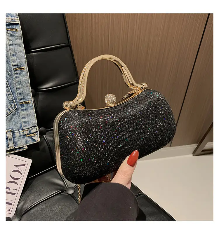 Structured Compact Clutch Bag
