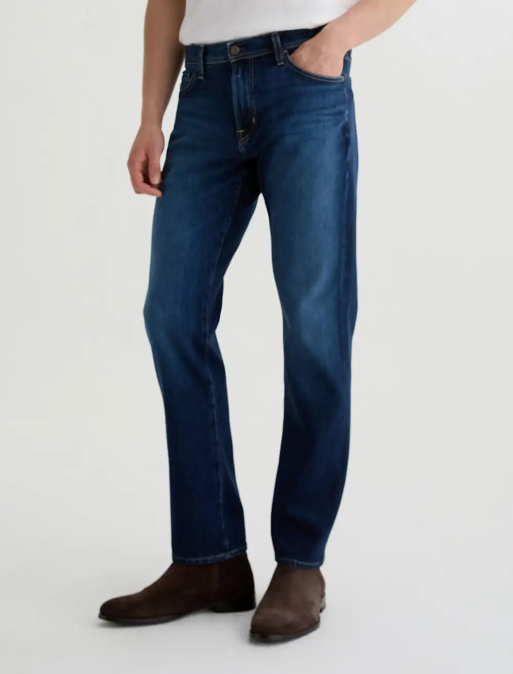 Men's Straight Flexible Jeans