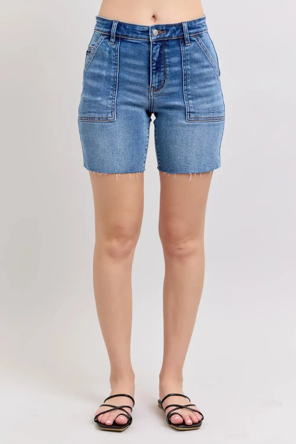 Pocket Detail Relaxed Bermuda Shorts