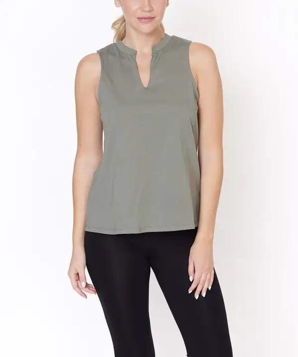 V Neck Sleeveless Tank Top