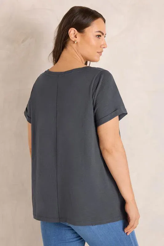Grey Premium Cotton T-Shirt