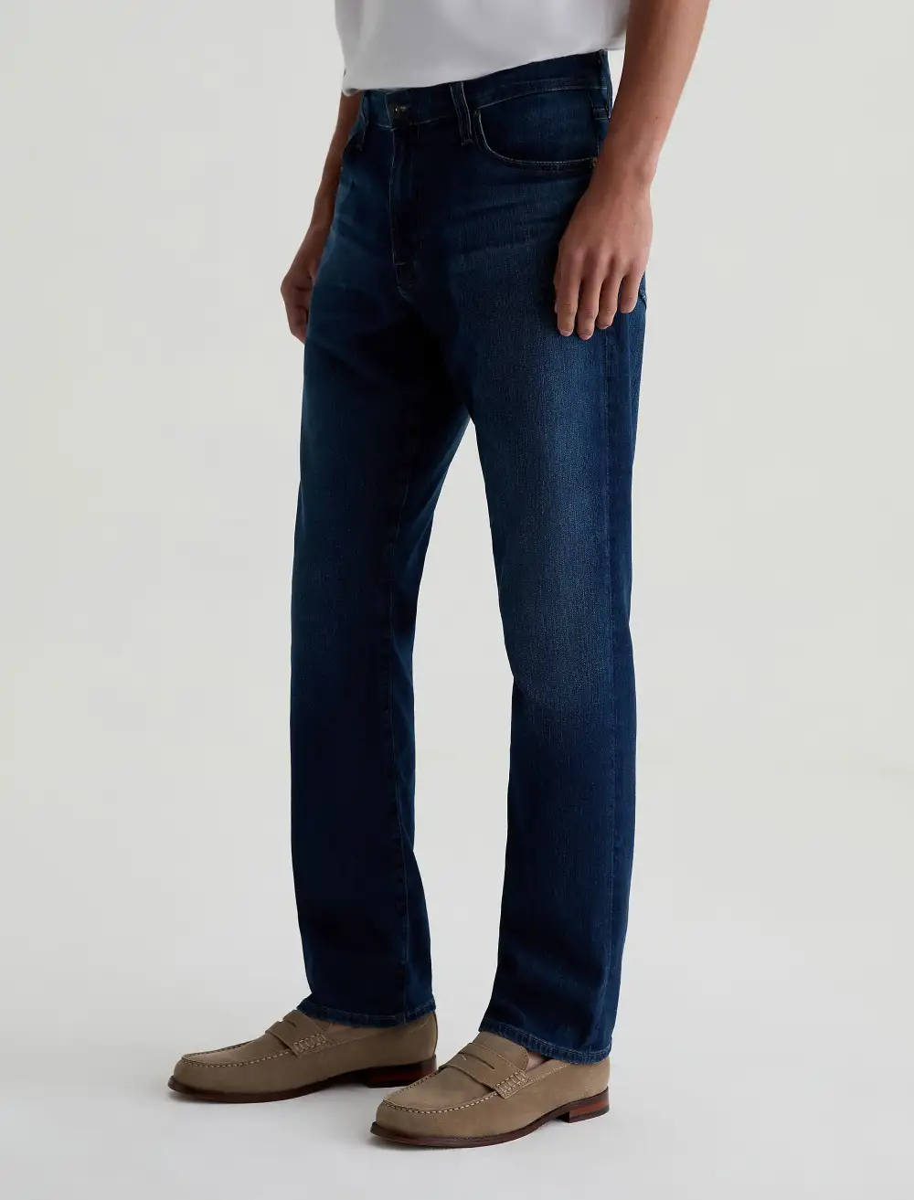 Men's Slim Straight Nylon Blend Jeans